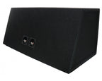 AUDIO SYSTEM Dubbele lege behuizing. Bassreflexbehuizing van 2x 42 Liter voor 2x 30 cm Bass