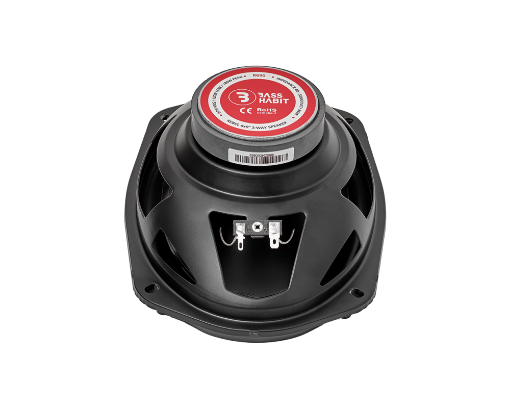 BASS HABIT REBEL 6x9" 3-way speaker'
