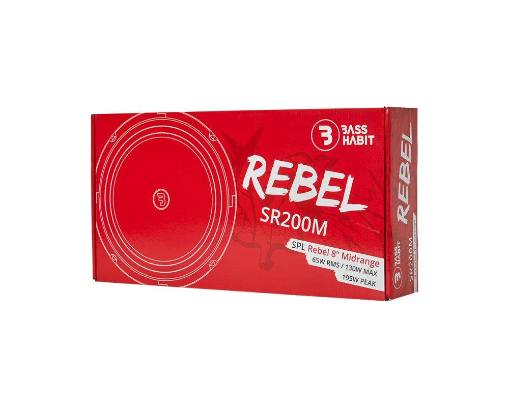 BASS HABIT SPL REBEL 8" midrange 4Ohm