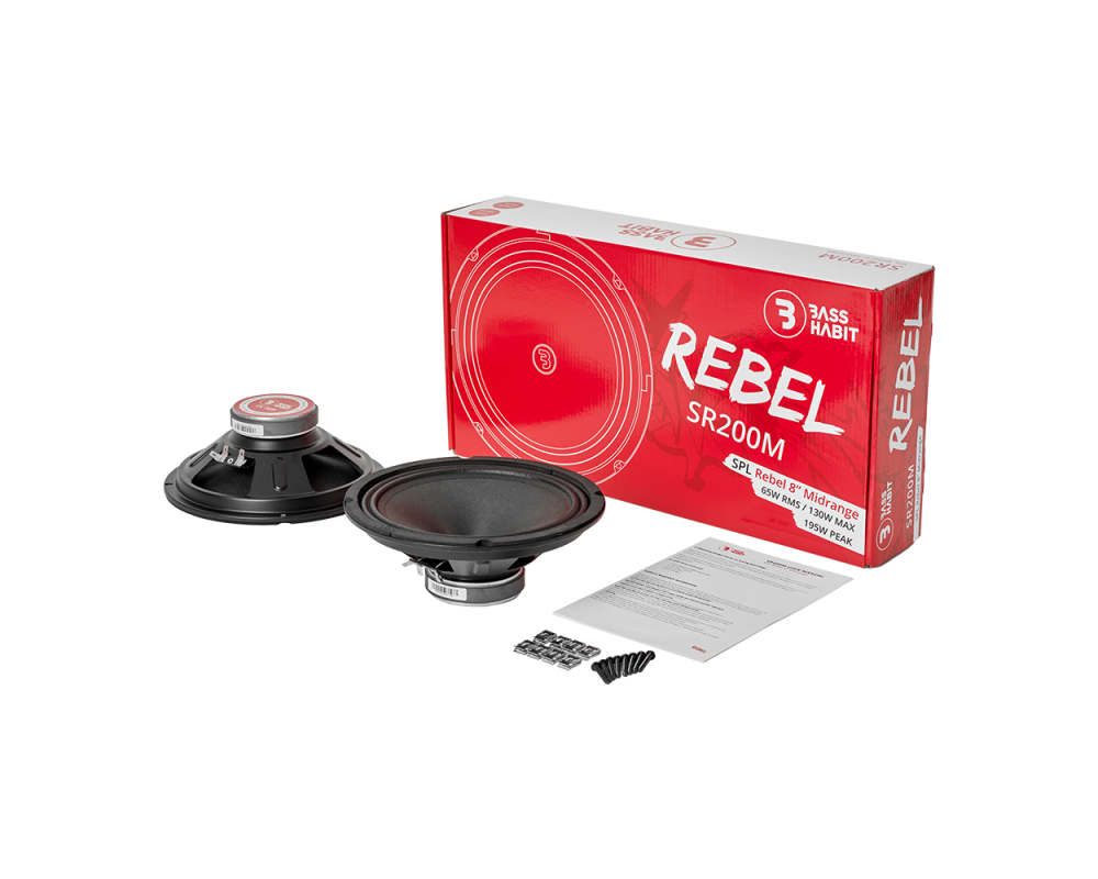 BASS HABIT SPL REBEL 8" midrange 4Ohm