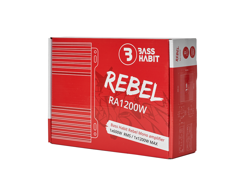 BASS HABIT REBEL Mono amplifier