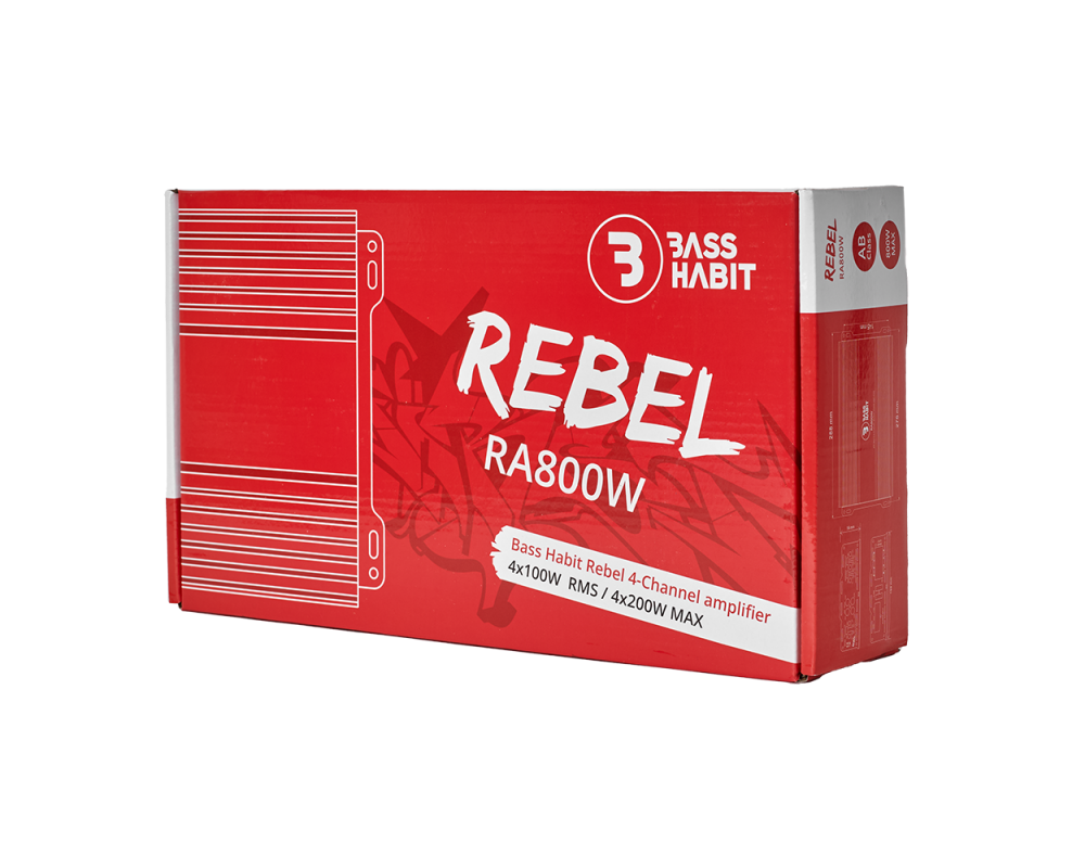 BASS HABIT REBEL 4ch amplifier
