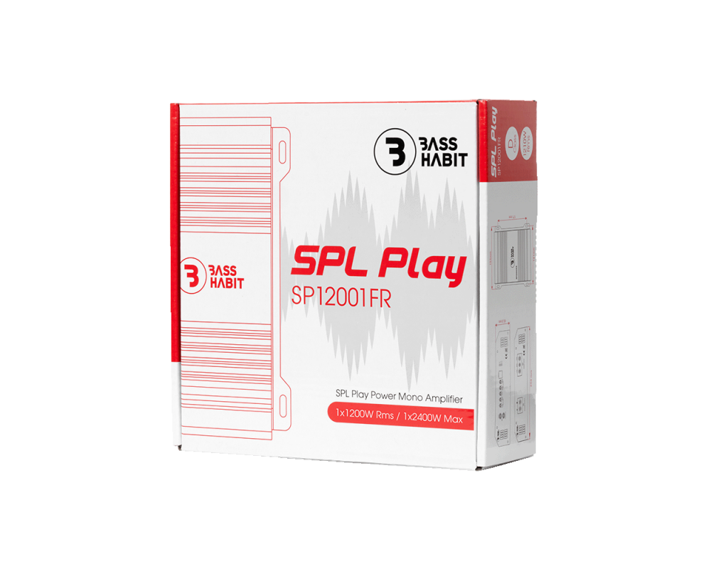 BASS HABIT SPL PLAY Mono Amplifier 1200W RMS