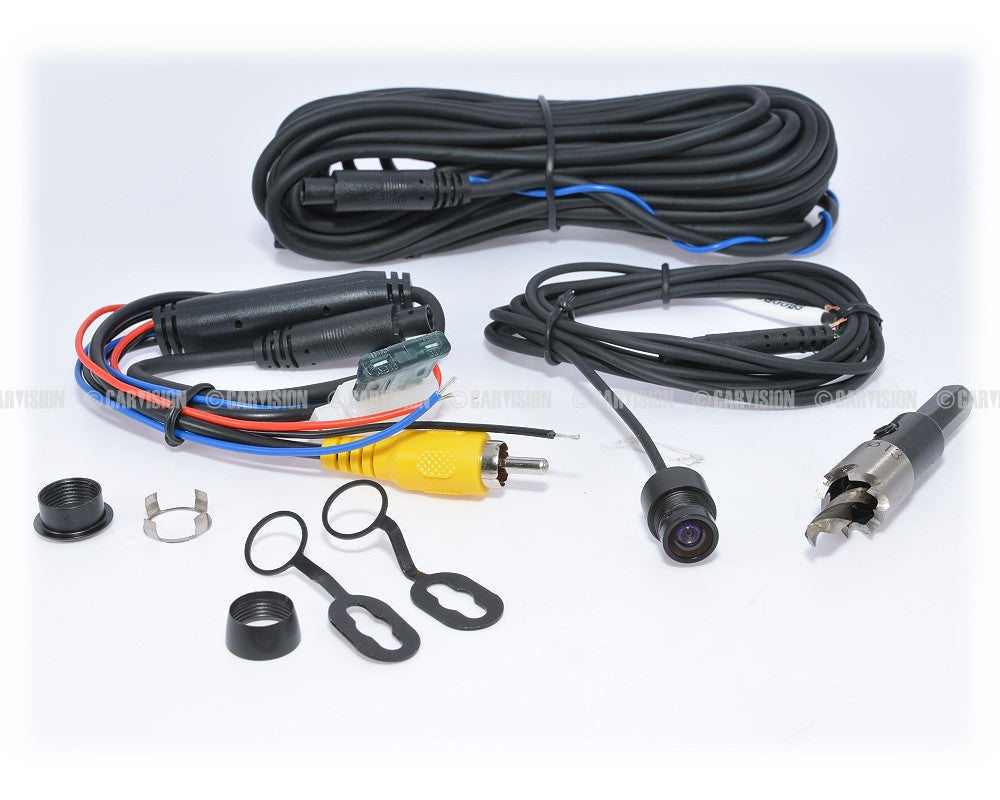 Camera op/inbouw micro NTSC 120gr RCA output incl.7m kabel