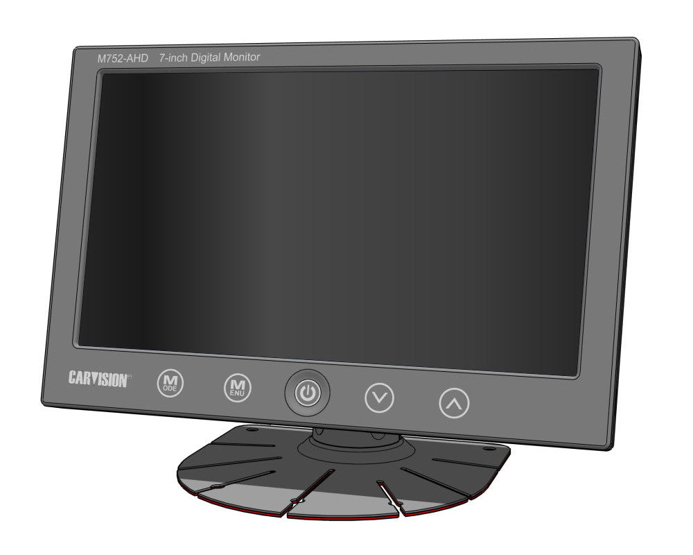 LCD monitor M752-AHD 7" Super beeldkwaliteit - traploze backlight dimmer