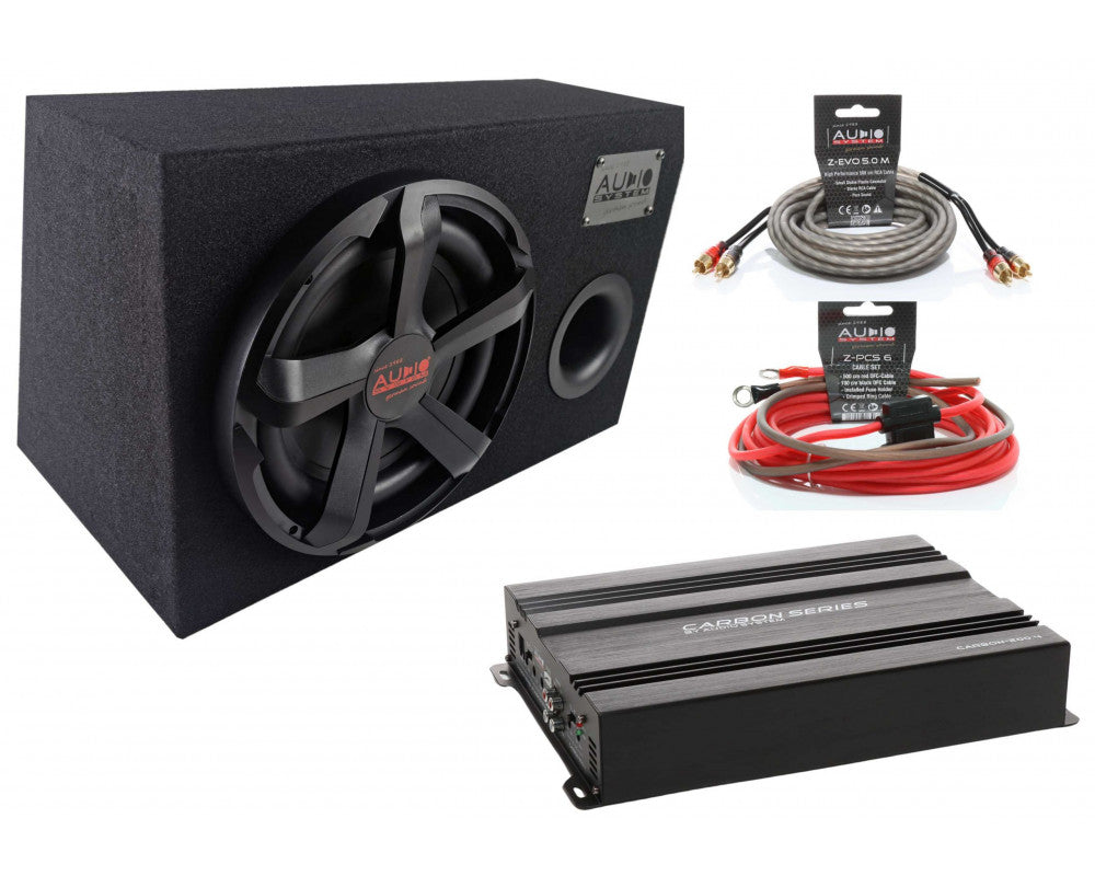 AUDIO SYSTEM Subwoofer set CARBON 12 BR + CARBON-200.4 + Bekabeling afbeelding 2