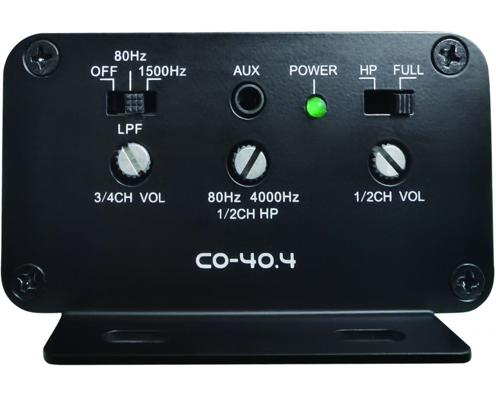 CO-SERIE 4-Channel IC Versterker ISO aansluitng