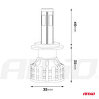 LED-koplampen COB-serie H8/H9/H11 AMiO 02845 - AMiO 02845 - afbeelding 15