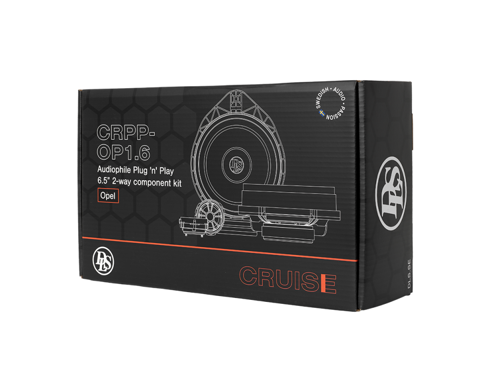 DLS Cruise Opel 6,5" Plug'n'Play Component Speaker Kit