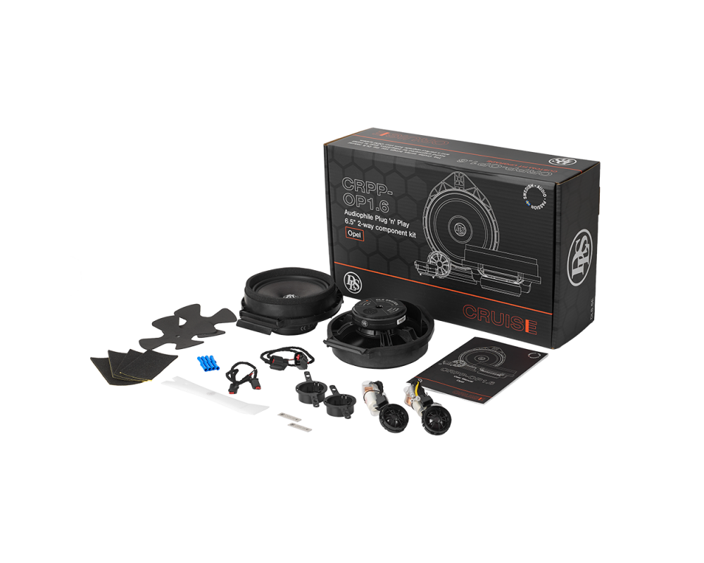 DLS Cruise Opel 6,5" Plug'n'Play Component Speaker Kit