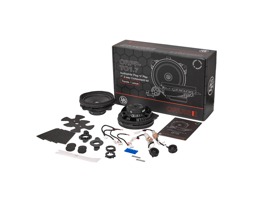 DLS Cruise Toyota 7" Plug'n'Play Component Speaker Kit