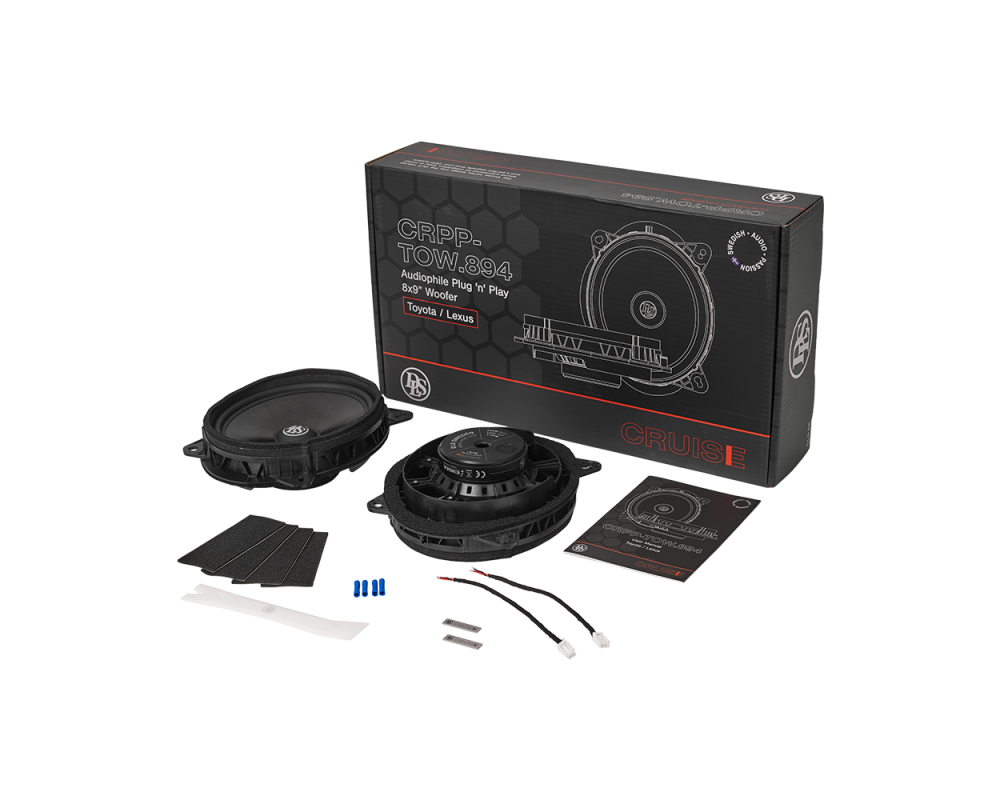 DLS Cruise Toyota 8x9" Plug'n'Play Midbas Speaker Kit