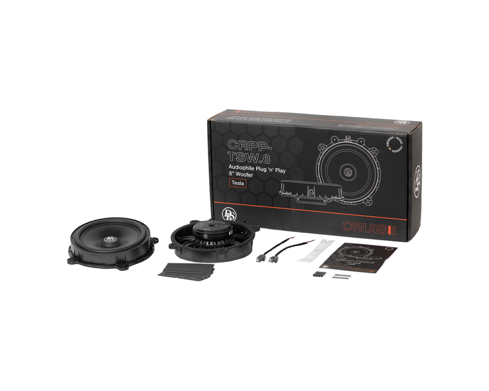 DLS Cruise Tesla Model 3/Y 8"/100mm Plug'n'Play Woofers