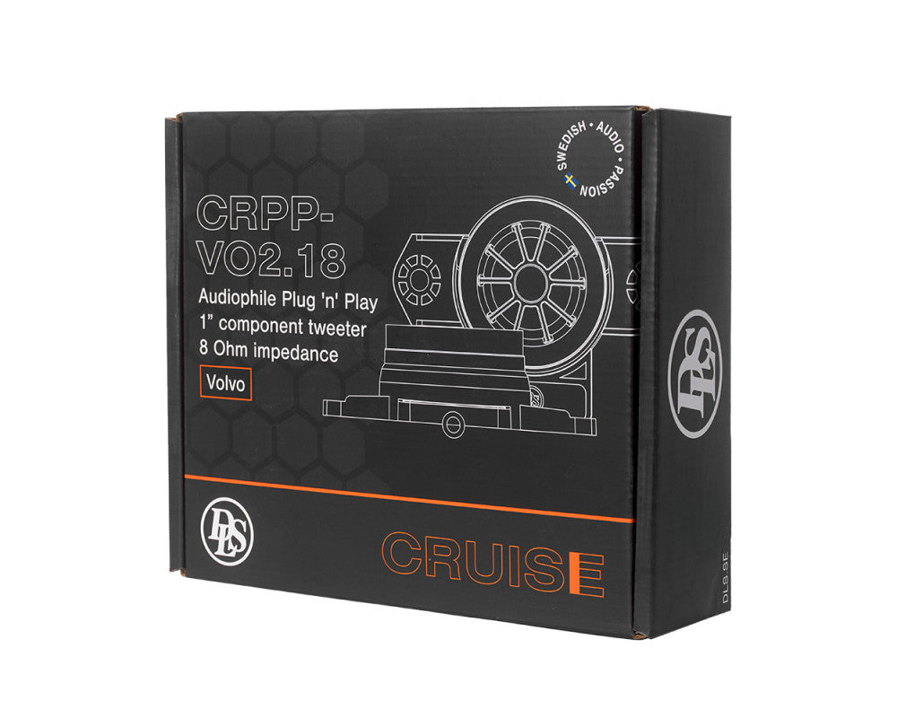 DLS Cruise Volvo , Plug'n'Play Tweeter 8Ohm ZONDER! Harman Kardon/B&W Audio