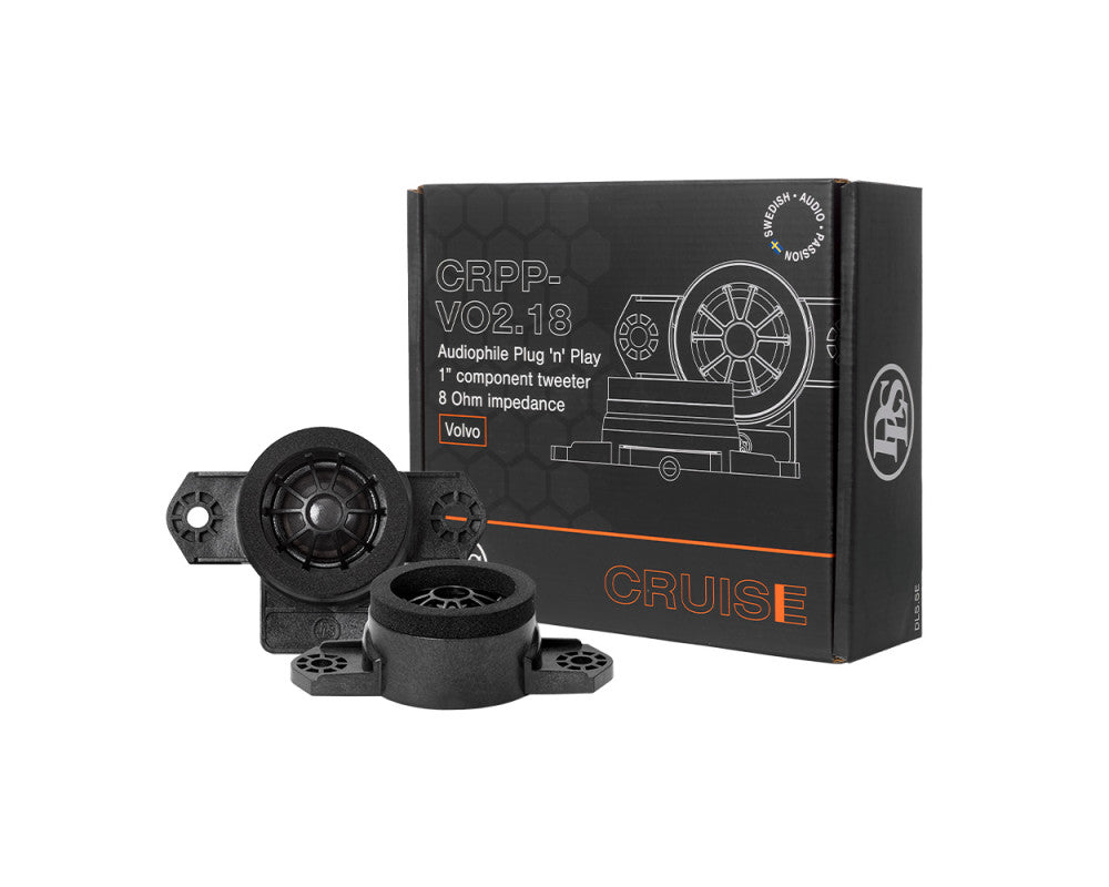 DLS Cruise Volvo , Plug'n'Play Tweeter 8Ohm ZONDER! Harman Kardon/B&W Audio