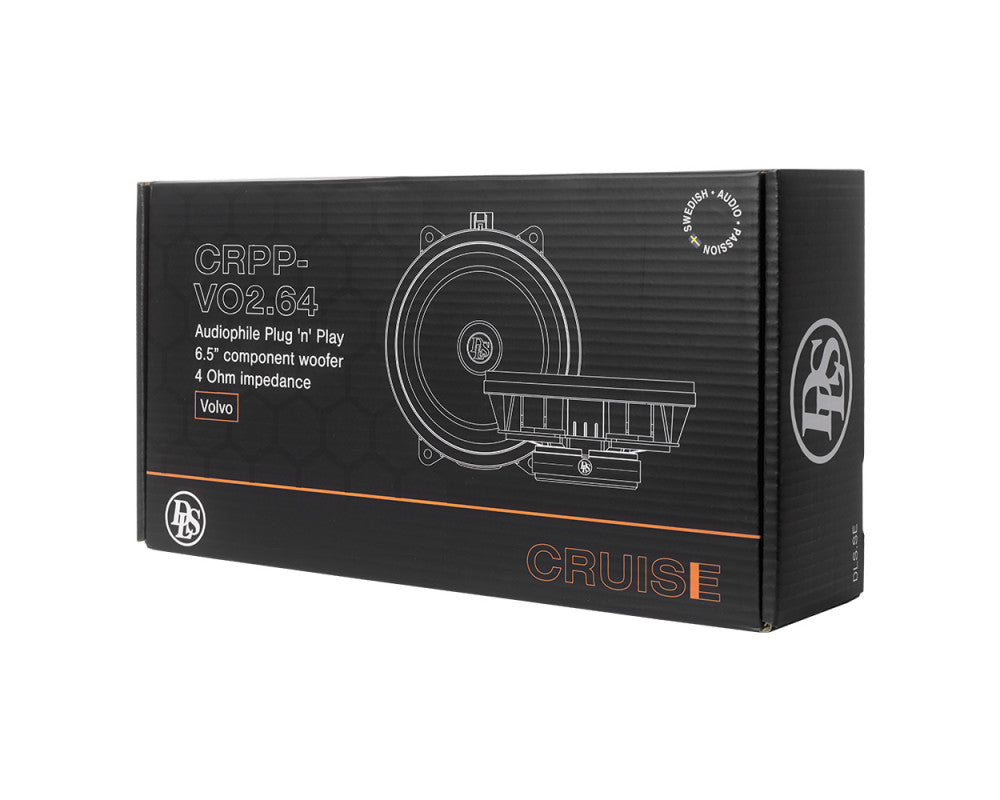 DLS Cruise Volvo 165mm, Plug'n'Play Mid Woofer 4Ohm MET! Harman Kardon/B&W Audio