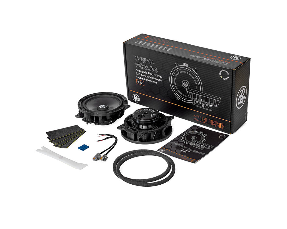DLS Cruise Volvo 165mm, Plug'n'Play Mid Woofer 4Ohm MET! Harman Kardon/B&W Audio