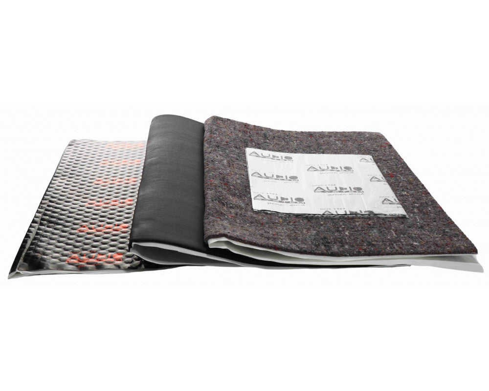 AUDIO SYSTEM DOOR KIT 2.0 2x Silence fleece + 2x Alubutyl 3000+ 4x ALU Sheet 250 + 1x Neoprene foam