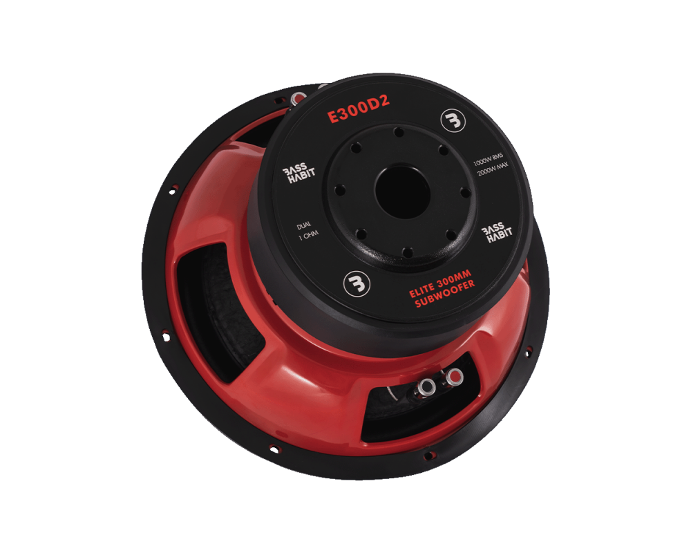 BASS HABIT ELITE Level 1 12" Subwoofer dual 2 Ohm
