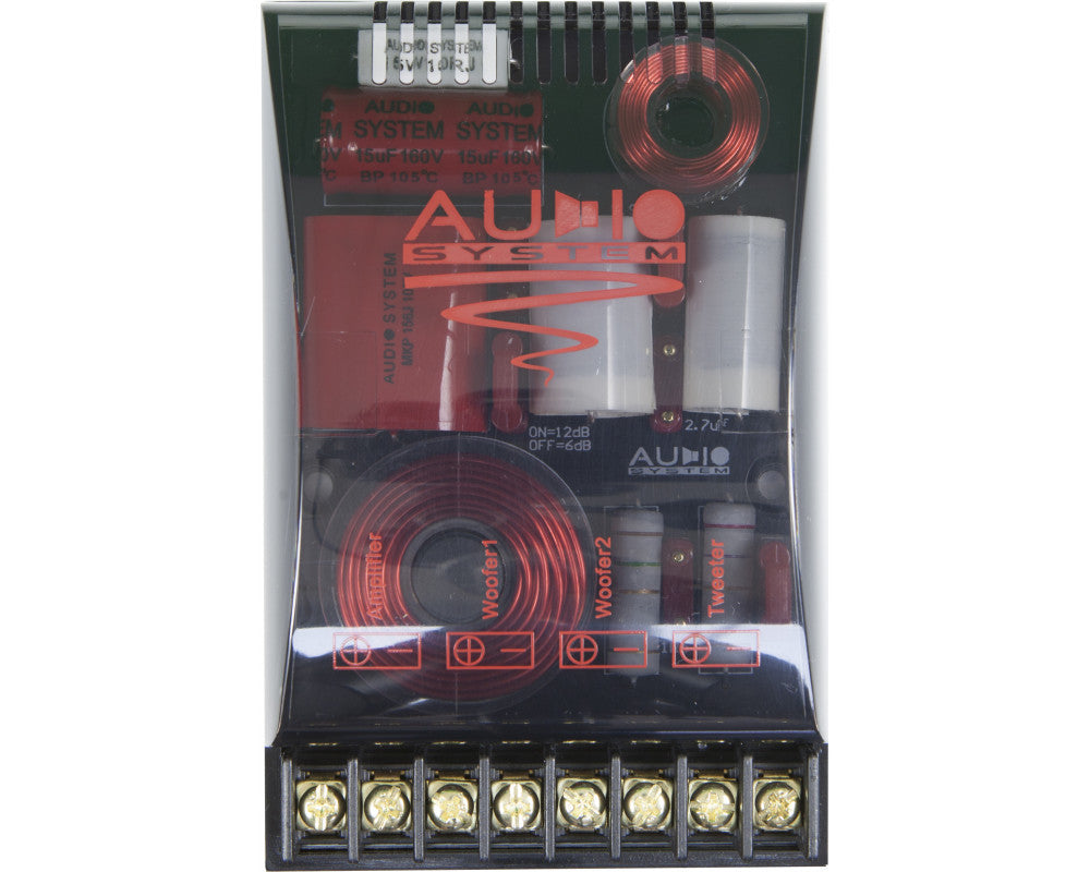 AUDIO SYSTEM 2-Weg Crossover 2-weg cross-over met 64-voudige akoestische aanpassing