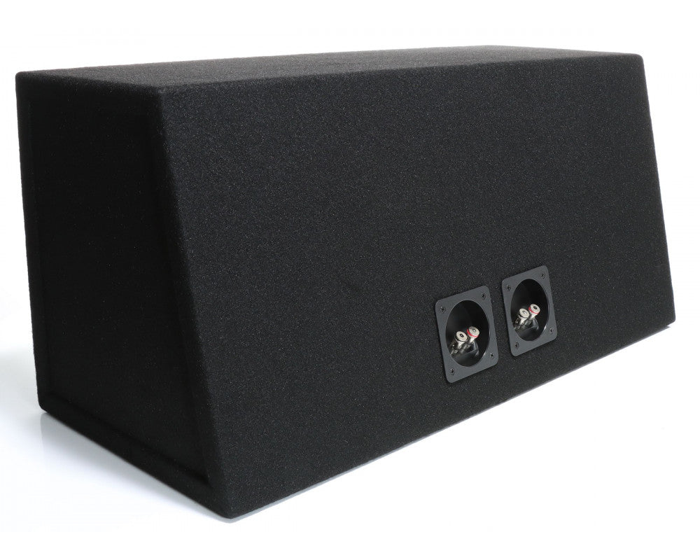 AUDIO SYSTEM Lege behuizing. Gesloten behuizing met 2x23 liter voor 25 cm bas