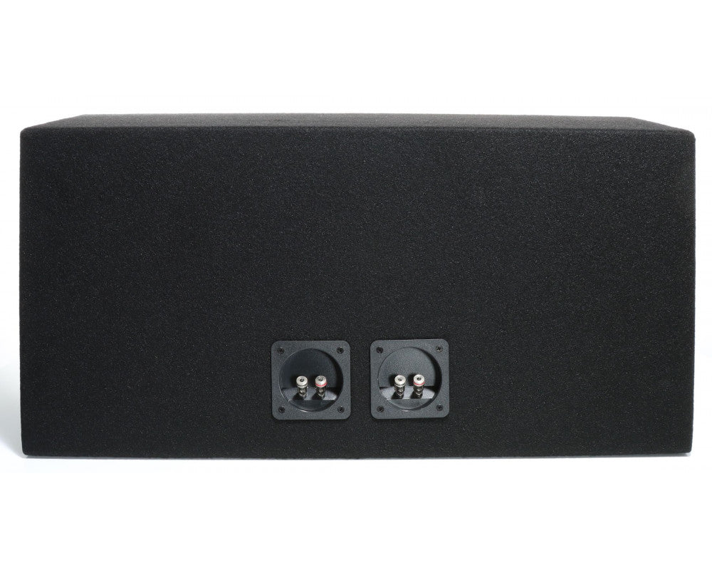 AUDIO SYSTEM Lege behuizing. Gesloten behuizing met 2x23 liter voor 25 cm bas