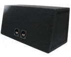 AUDIO SYSTEM Lege behuizing. Gesloten behuizing met 2x23 liter voor 25 cm bas