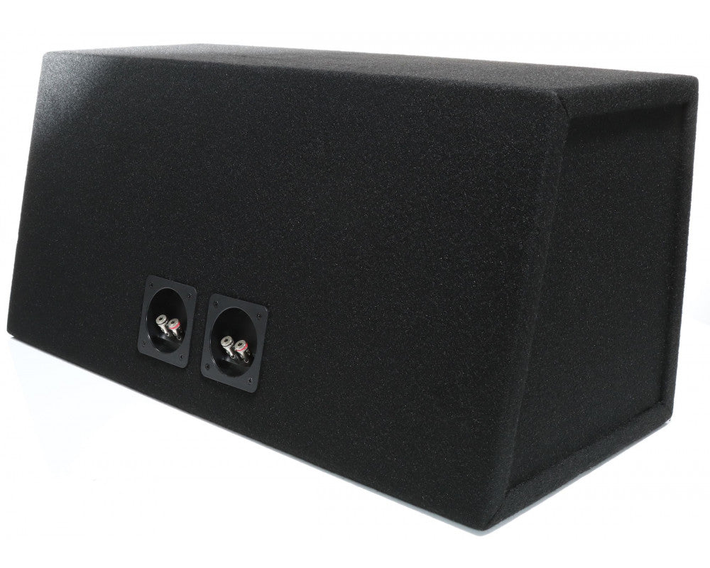 AUDIO SYSTEM Lege behuizing. Gesloten behuizing met 2x23 liter voor 25 cm bas