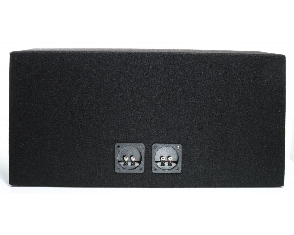 AUDIO SYSTEM Lege behuizing. Gesloten behuizing met 2x29 liter voor 30 cm bas