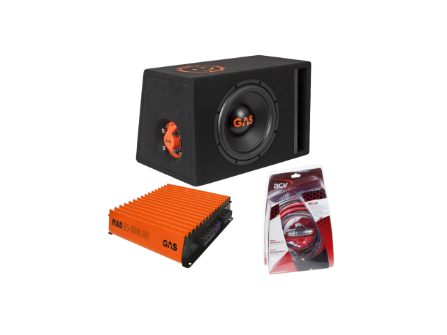 GAS MAD Subwoofer set MAD B2-110 (gepoort) + MAD A1-500.1D + WK-20 afbeelding 3