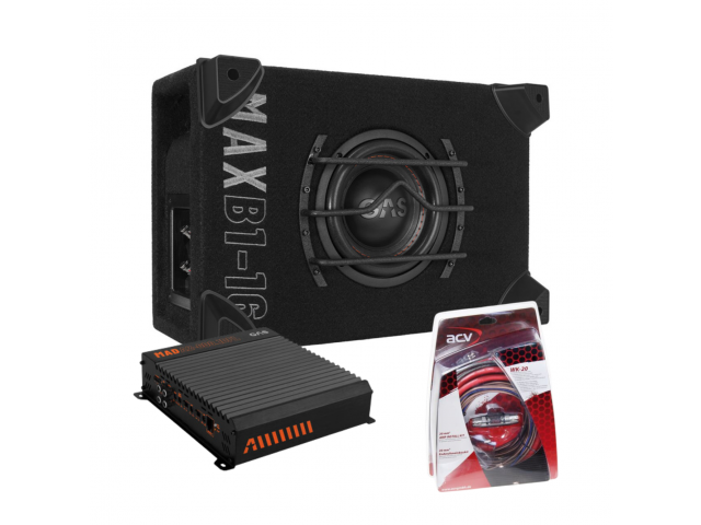 GAS MAX Subwoofer set MAX B1-16 + MAD A2-600.1DFL + WK-20 afbeelding 3