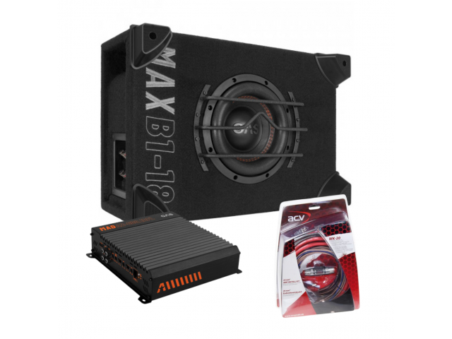 GAS MAX Subwoofer set MAX B1-18 + MAD A2-600.1DFL + WK-20 afbeelding 3