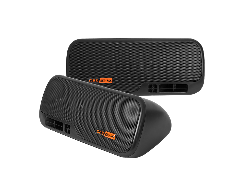 GAS MAD BK2-344 3-way box speaker - black, opbouwspeaker afbeelding 2