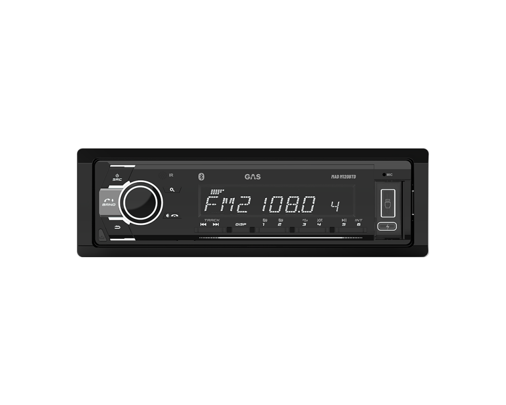 MAD M120BTD 1-DN BT, USB, AUX, DAB afbeelding 4