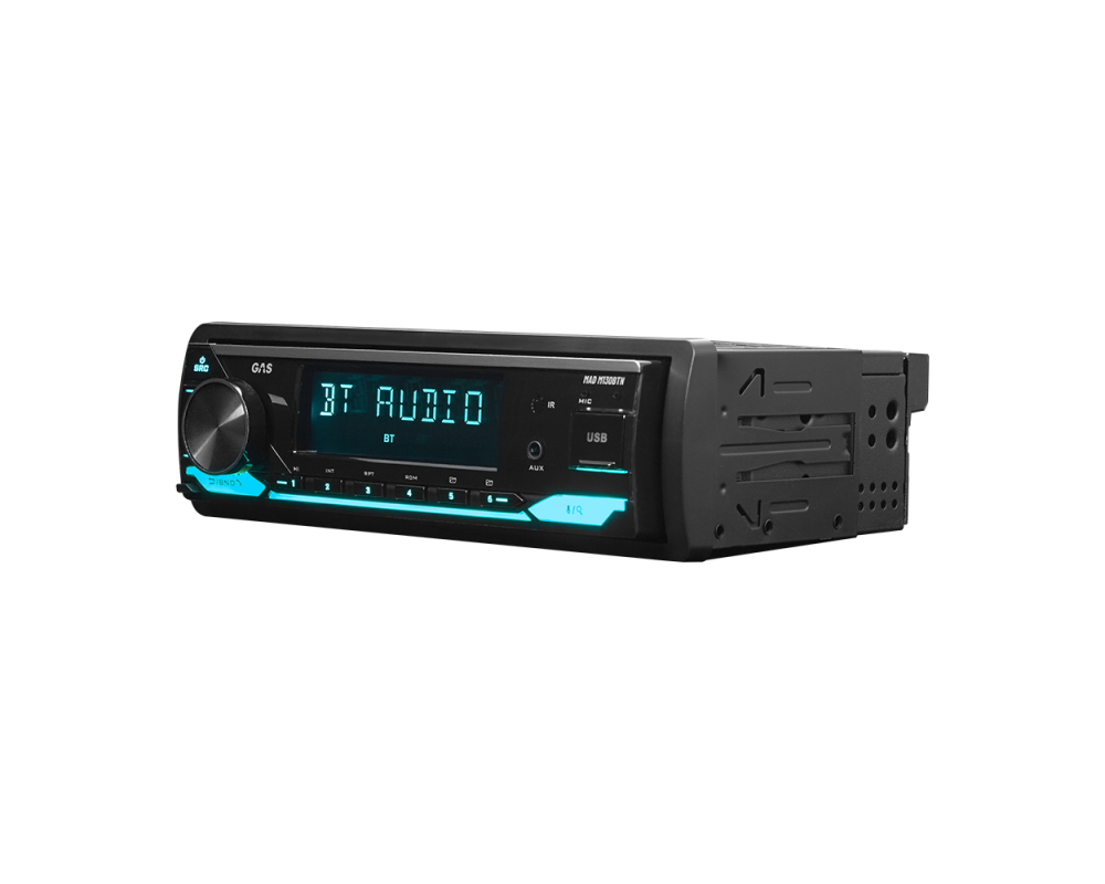 GAS MAD M130BTN 1-DIN, BT, USB, AUX, DSP, RDS afbeelding 2