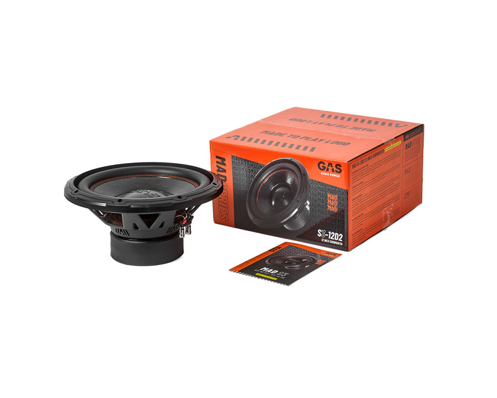 GAS MAD Level 3 Subwoofer 12" 2x2 Ohm afbeelding 4