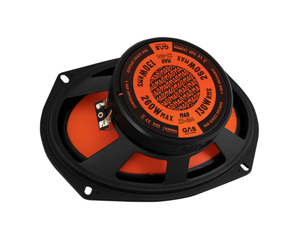 GAS MAD Level 2 Coaxial Speaker 6x9" afbeelding 10