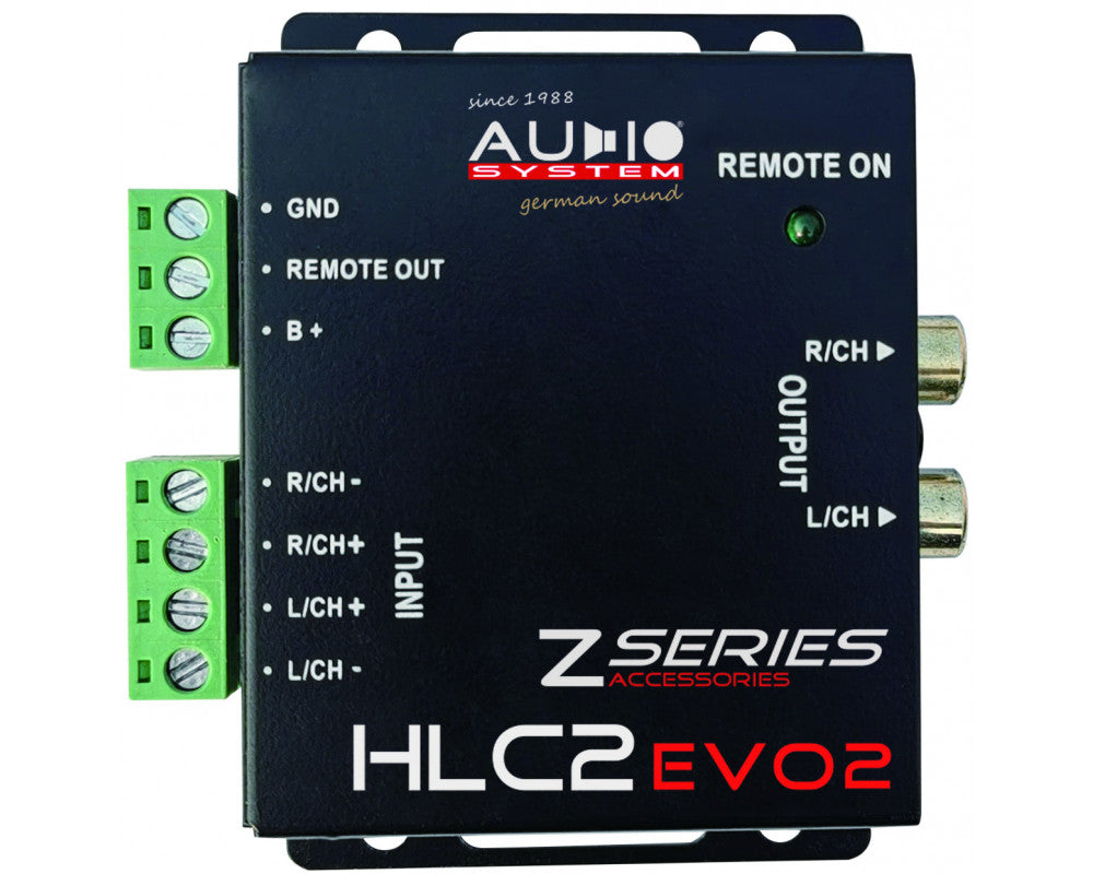 AUDIO SYSTEM High-Low Adapter HLC-2 VOOR OEM Radio (8-30 VOLT) afbeelding 2