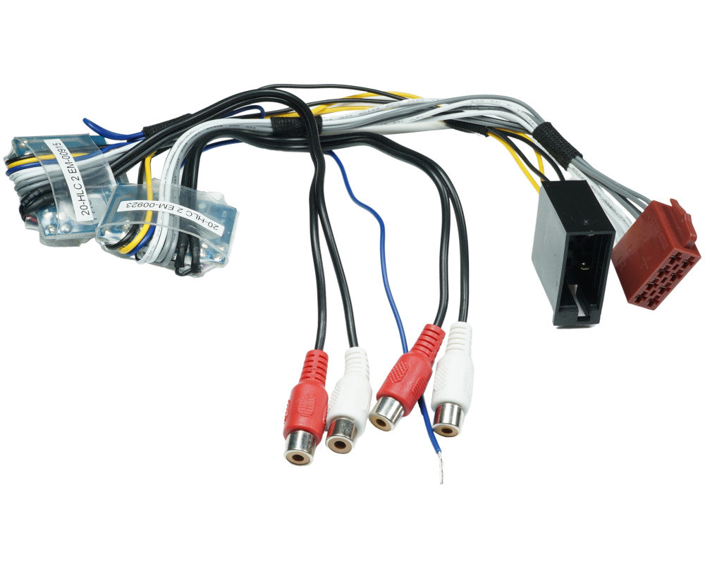 AUDIO SYSTEM 4-weg high-low adapter EM voor OEM radio's afbeelding 2