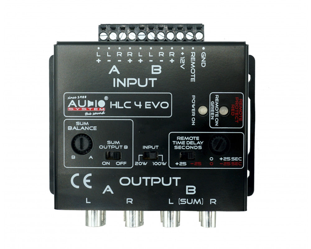 AUDIO SYSTEM 4-weg high-low adapter voor OEM radio's afbeelding 2