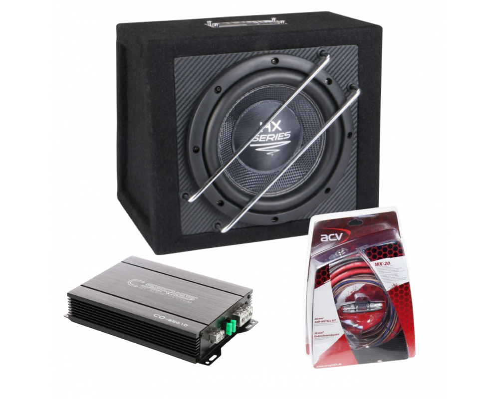 AUDIO SYSTEM Subwoofer set HX08 SQ G + CO-650.1D + WK-20 afbeelding 2