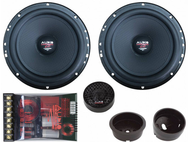 HX-SERIE SQ 165 mm 2-Way High-end dubbel Compo Systeem -Made in Germany- afbeelding 3