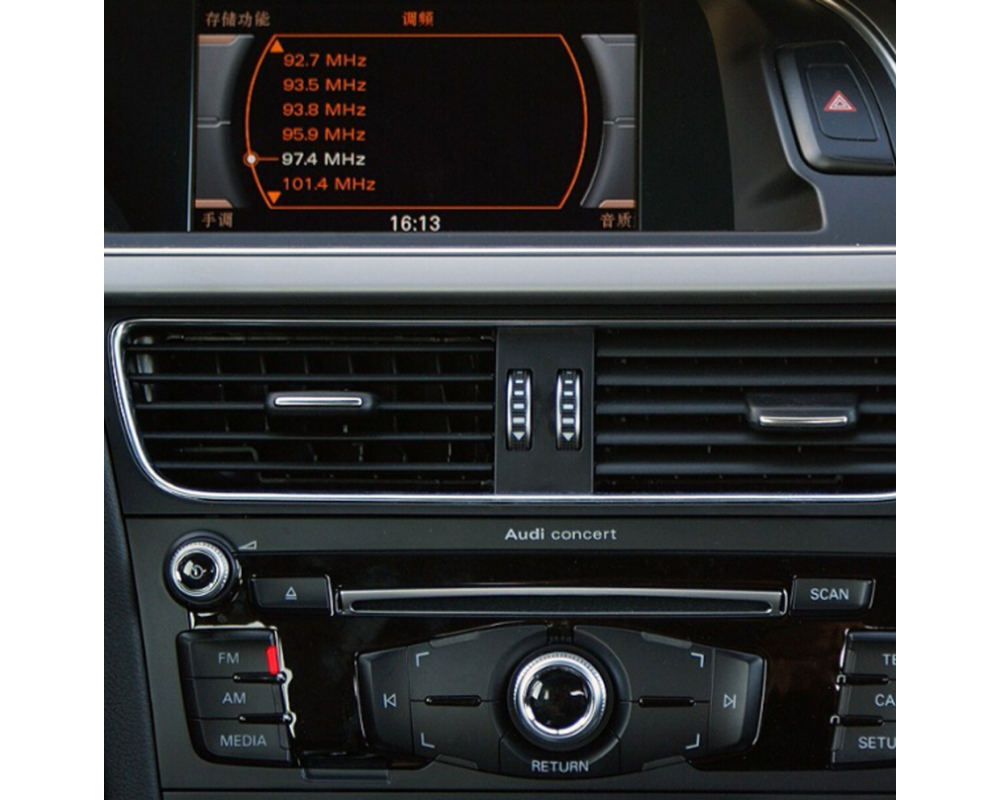 Multimedia video interface Audi MMI Concert & Symphony radio