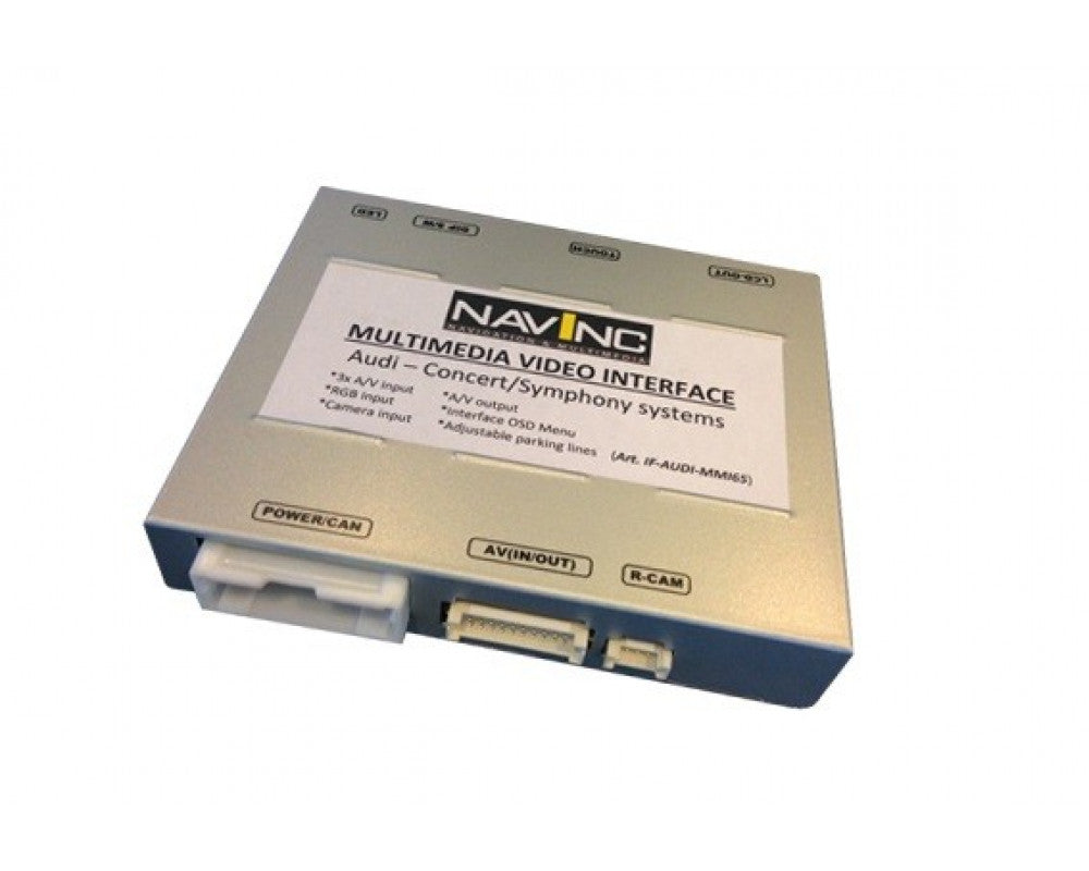 Multimedia video interface Audi MMI Concert & Symphony radio