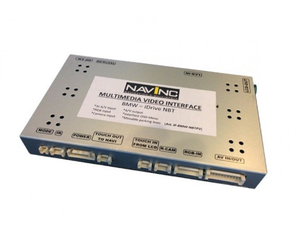 Multimedia video interface (3x AV-in/RGB/CAM/AV-out) BMW/MINI iDrive ipas function