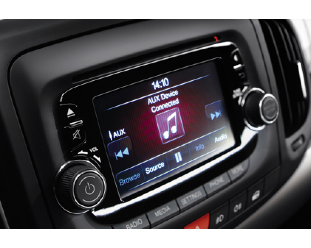 Multimedia video interface Ucconect 5" Fiat- Peugeot - Citroën(2x AV-in/RGB/F-CAM/R-CAM/AV-out/iPAS)