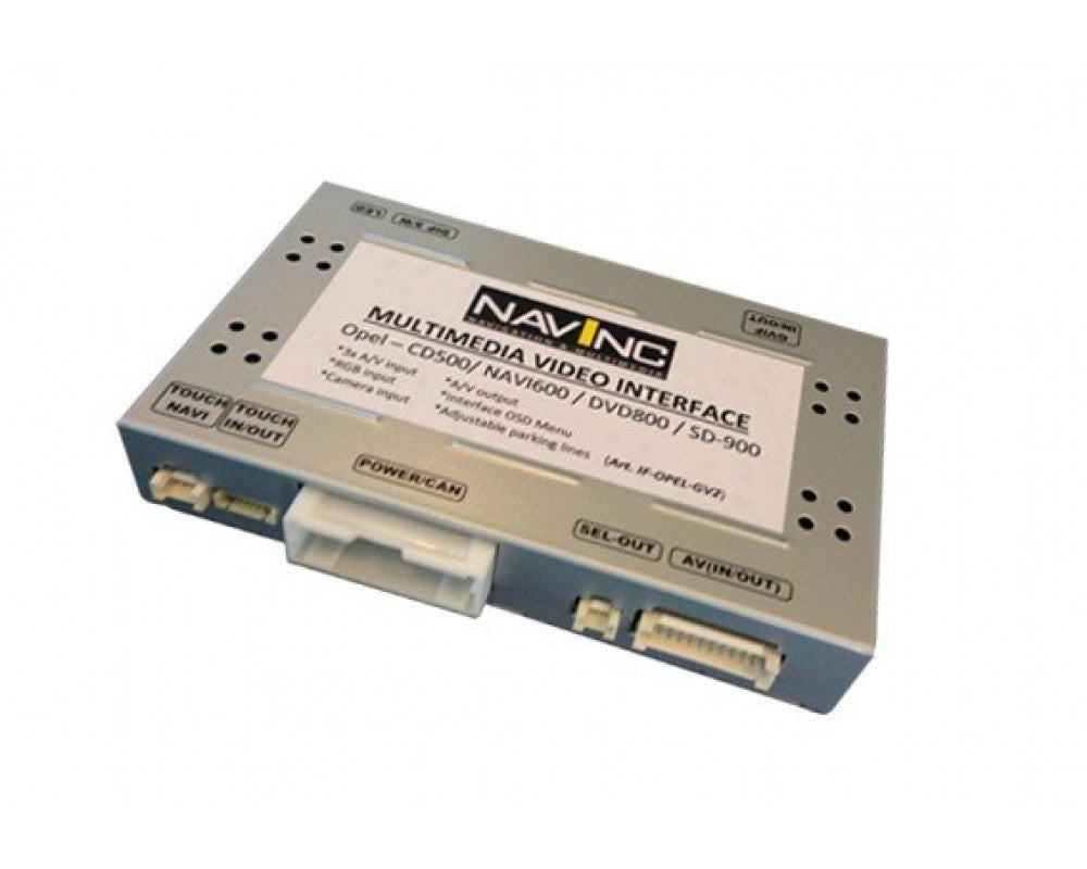 Multimedia video interface Opel Astra/Insignia/Mokka Navi 900 IntelliLink (3x AV-in/RGB/CAM/AV-out)