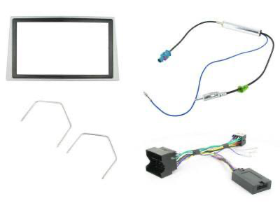 2DIN KIT Opel Astra 04-10 Corsa 06-09 CAN-bus mat chrome