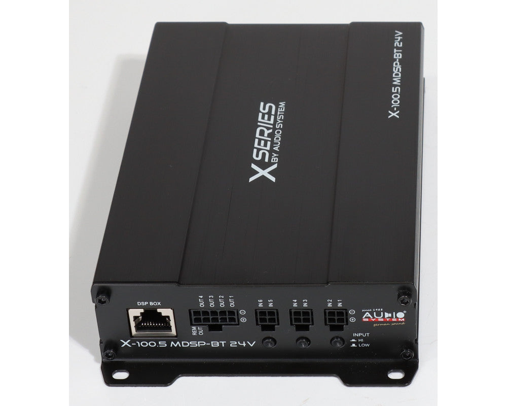X-SERIE 5-kanaals versterker met 9-kanaals DSP en BT 24 Volt afbeelding 4
