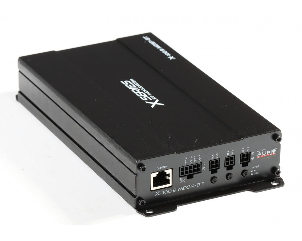 X-SERIE 9-kanaals versterker met 13-kanaals DSP en BT